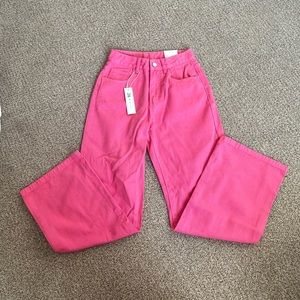 shein hot pink jeans